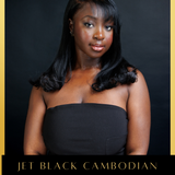 JET BLACK CAMBODIAN VIRGIN HD WIGS